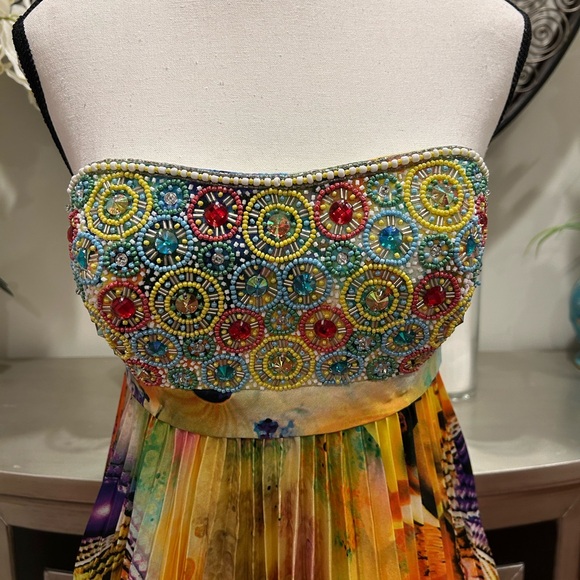 Sherri Hill Dresses & Skirts - Sherri Hill Multi-Color Beaded Strapless Prom Dress - **reposhed